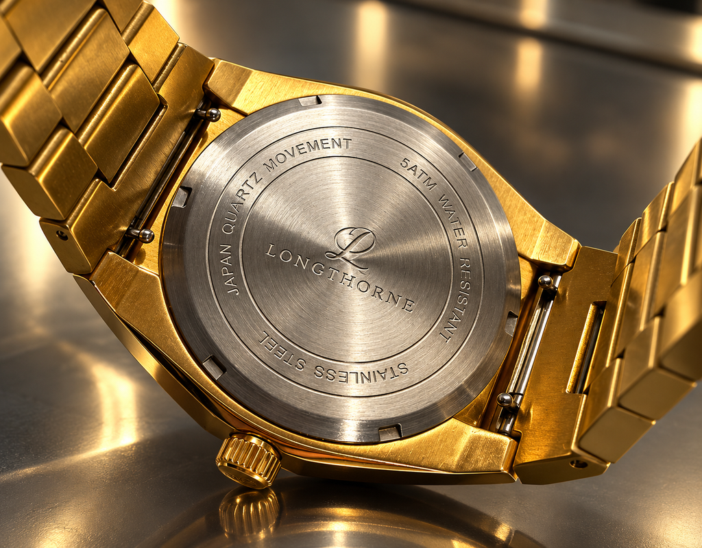 Longthorne signature, Gold black dial